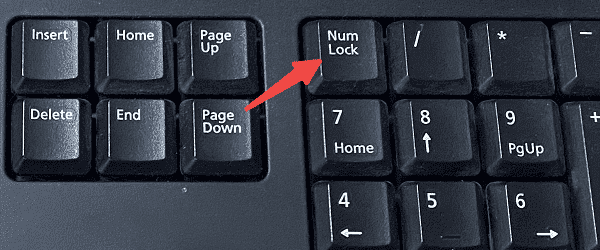 检查Num Lock键状态